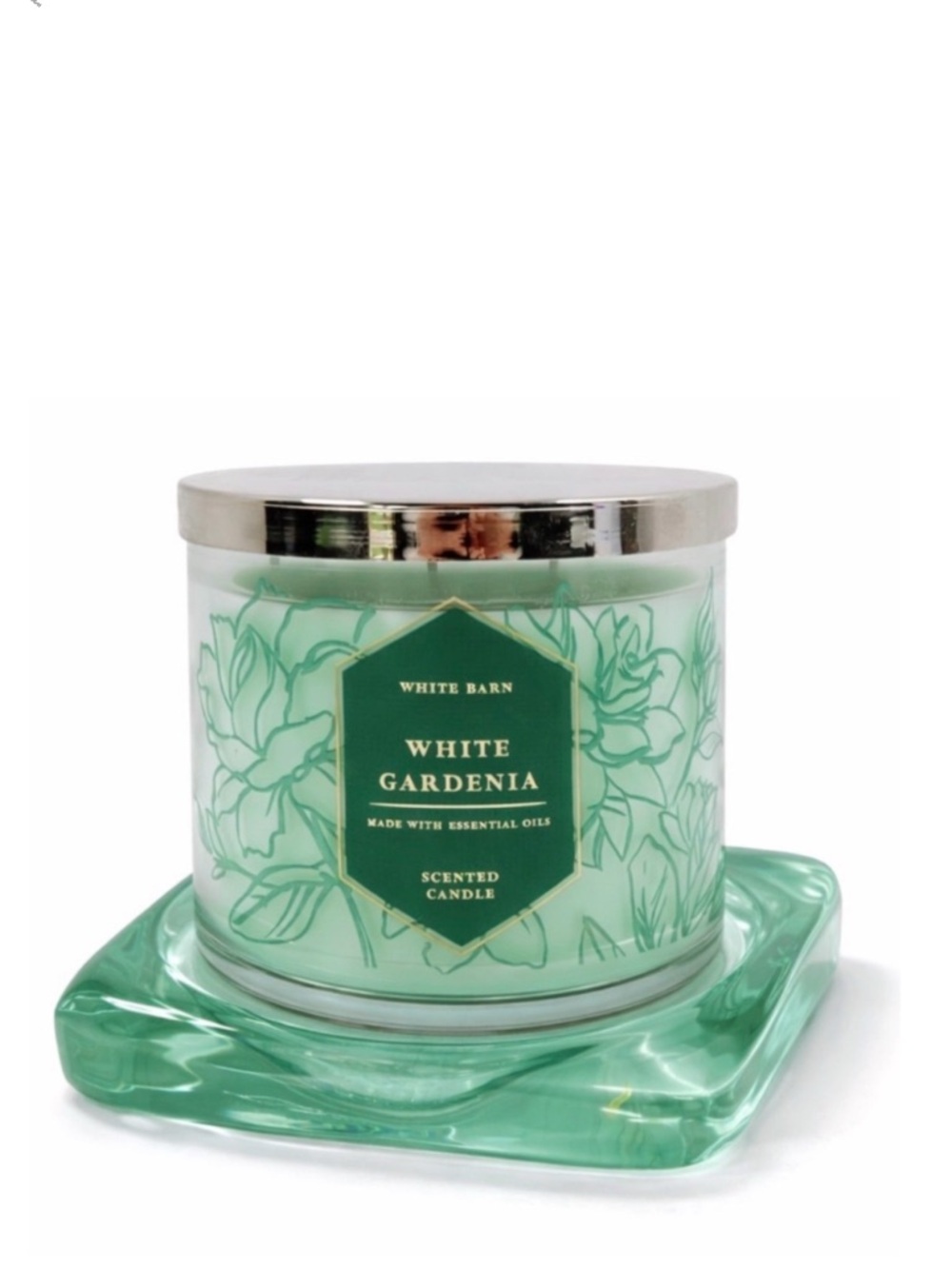 MCM Recycled Art Square Candle Wine Holder Trinket‎ Glass Tray Aqua